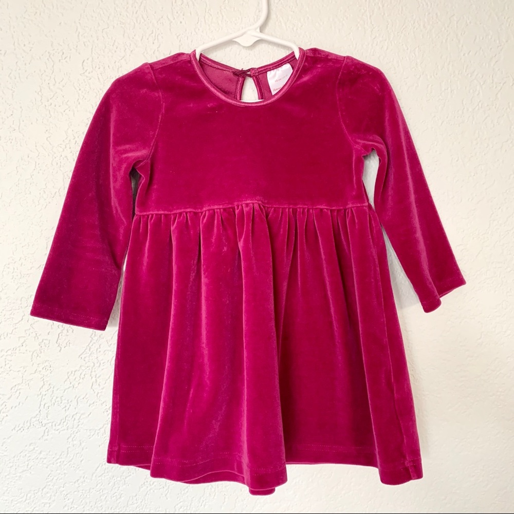 Hanna Andersson Long Sleeve Velvet Dress